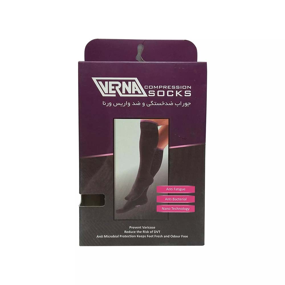 جوراب ضد خستگي ورنا مدل S101